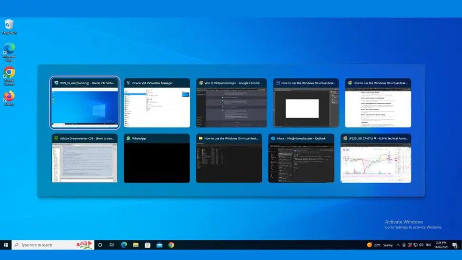 How to Use Virtual Desktops in Windows