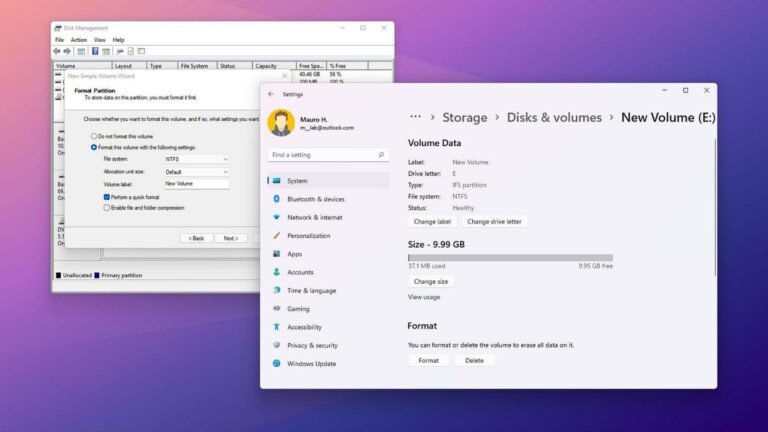 Managing Windows Disk Partitions